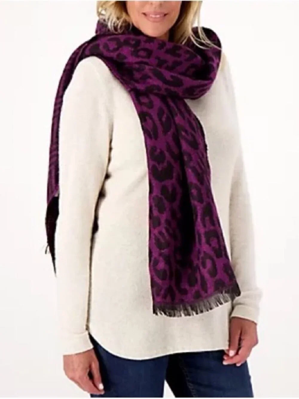 Belle by Kim Gravel Reversibelle Printed Scarf